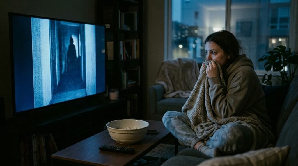Watched this one creepy film late at night—lights off, popcorn gone cold—and it actually scared me. Haven't slept right since but worth it.