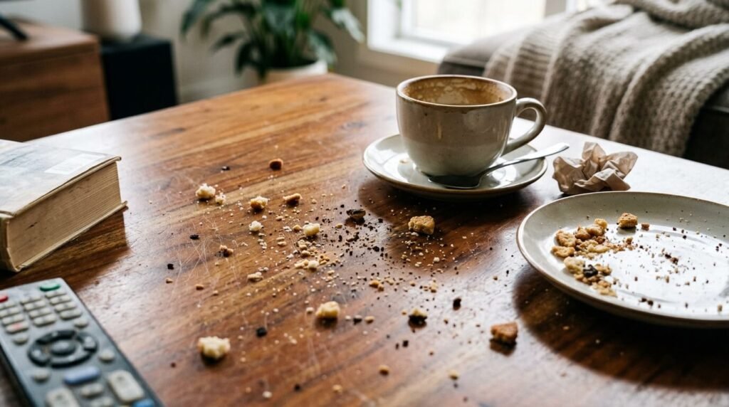 My coffee table 90% of the time.